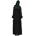 Dual colored abaya- Black and Green Dual colored abaya- Black and Green